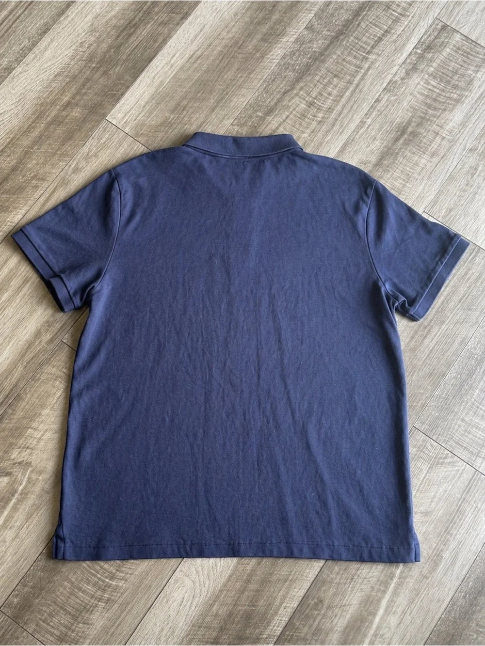 Polo Ralph Lauren Custom Slim Fit Polo Shirt Men's Sz L Navy Blue 100% Cotton